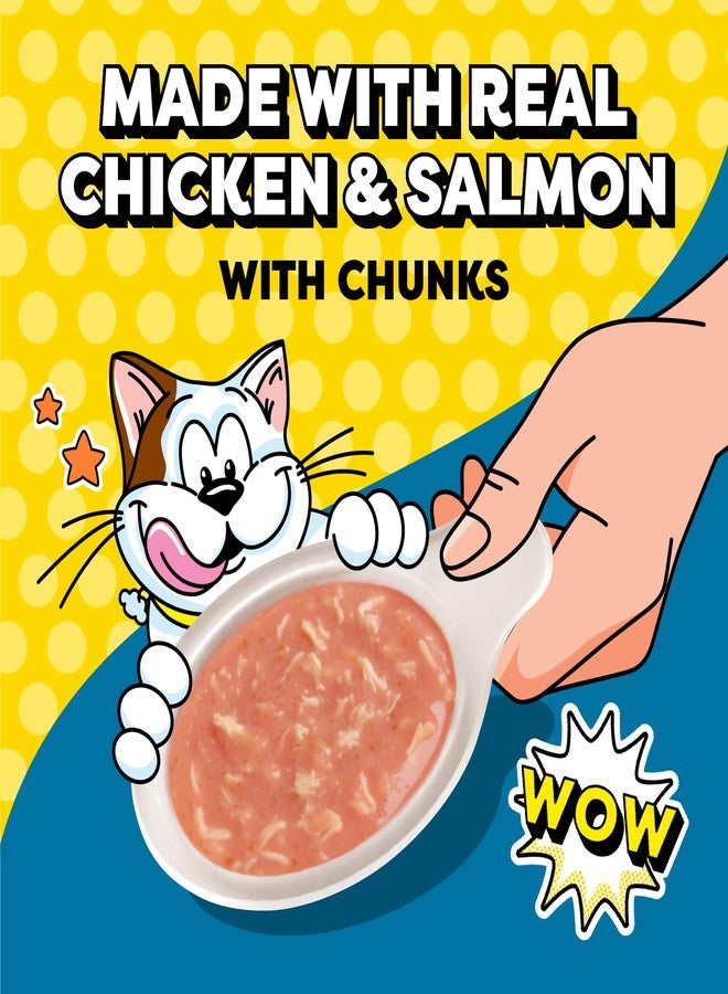 Temptations Lickable Spoons Cat Treats Salmon Flavor with Chicken Chunks, 4 Spoons, Pack of 12 (48 Total) - Image 3